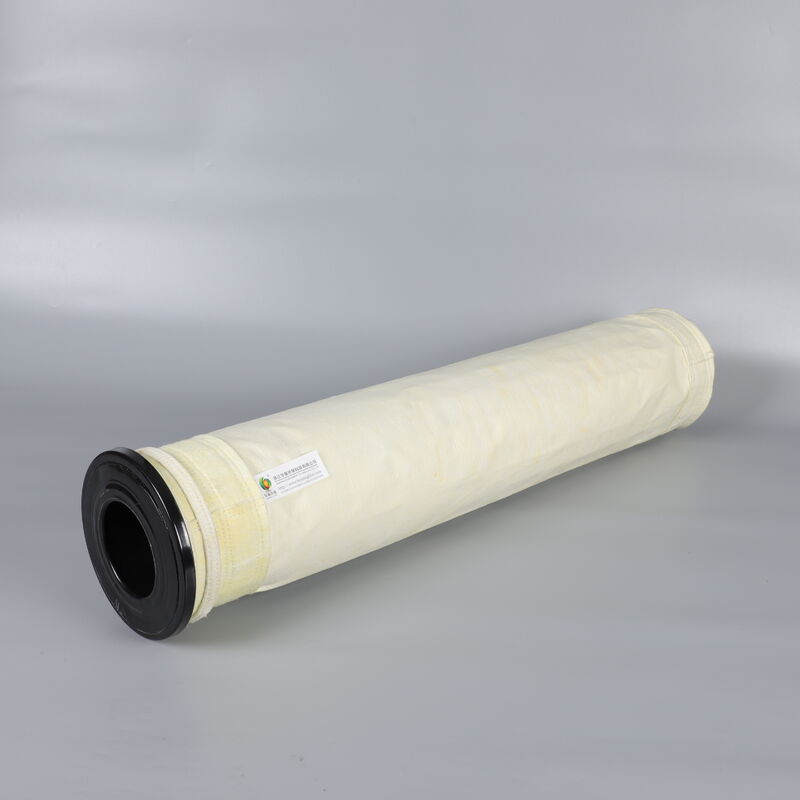 túi lọc PTFE có lớp phủ AC500PTFE với 500 GSM felt kim cho 260 °C áp dụng công nghiệp nhiệt độ liên tục
